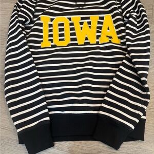 PINK Victoria's Secret Black and White Striped Top